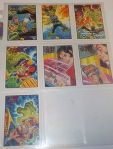 1995 Judge Dredd Movie Trading cards, Sleep of the Just chase cards x 7. #10-16 - Bild 1 von 2
