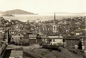   San Francisco " From California & Powell St.#2 " 1864, gedruckt ca. 1876 - Bild 1 von 1