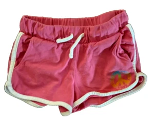 Old Navy Girls Pink Drawsting Jersey Shorts Size 6-7 W/ Pockets (A3) - Picture 1 of 2