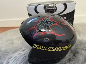 Salomon mach 2 jr black ski helmet Sz 55-56 cm winter sports dragon youth NIB - Picture 1 of 11