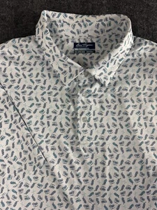 Ben Hogan Performance Golf Polo Shirt Size 2XL White Golf Clubs Cart Bag Print - Picture 1 of 11