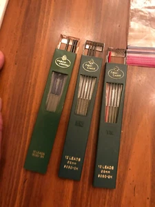 3 PARTIAL  BOXES OF  ASSORTED LEADS FARBER CASTELL9030/3H,9030/2H,RED 9030/2H - Picture 1 of 3