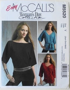 McCalls 5520 Misses Tunics Sash Sewing Pattern Sz 4-14 - Picture 1 of 1