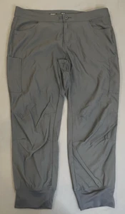 Prana Jogger Pants Womens 16 Reg Gray Cargo Outdoor Hiking Drawstring Comfy - Imagen 1 de 12
