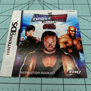 WWE SmackDown vs. Raw 2008 Manual Only - Picture 1 of 4