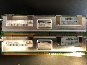 HP ProLiant DL380 1G 2Rx8 PC2 Server HYS72T128420HFA-3S-B 1GB DDR2 RAM 12 PACK - Picture 1 of 3