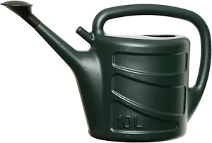 More details for plastic watering can rose green 1 litre / 10 litre indoor outdoor watering can