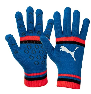 Guantes de punto PUMA unisex CAT Magic I azul polar correr gimnasio guante informal 04179808 Foto 1 de 2