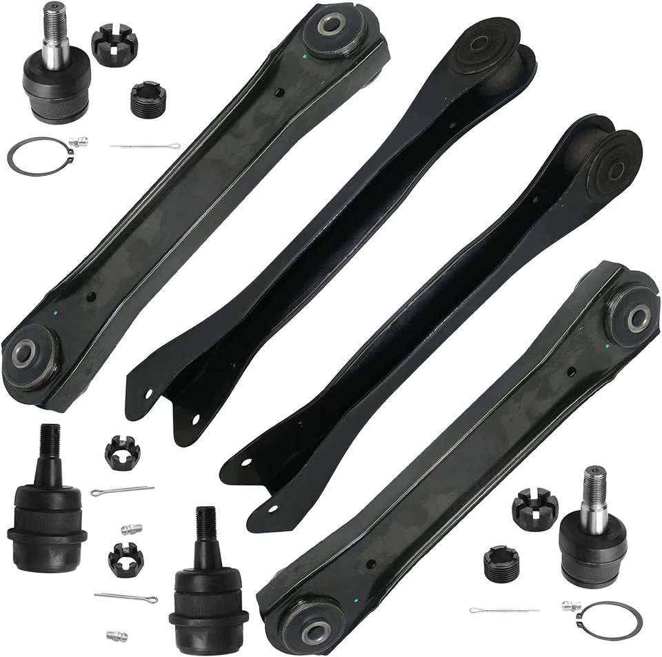 Front Lower Upper Control Arms Ball Joints for 1991-1999 Jeep Cherokee Comanche - Image 1 of 1