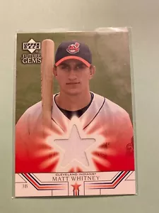 A24,806 - 2002 Upper Deck Prospect Premieres #78 Matt Whitney Jersey - Picture 1 of 1