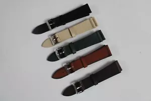 L68-CINTURINI CUOIO ANSA 20 ( 5 )-WATCH RICAMBIO ORARIO BUCKLE OROLOGIO COLORE - Foto 1 di 10