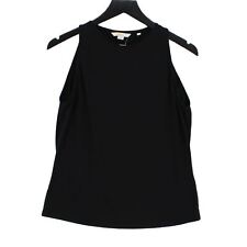 Boden Women's T-Shirt UK 14 Black Cotton with Lyocell Modal Basic