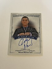 2016 UD Upper Deck Goodwin Champions CM PUNK WWE UFC MMA AEW AUTO Autograph A-CP