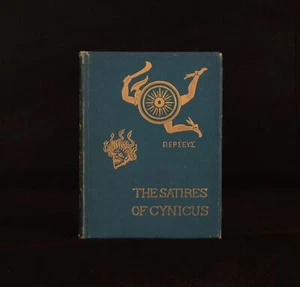 1892 The Satires of Cynicus Illustrated Signed Author's Presentation Copy - Bild 1 von 9