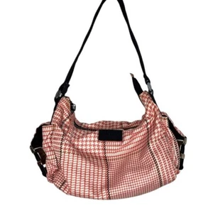 LAUREN Ralph Lauren Schultertasche Hahnentritt Nylon Mini Schnalle Verschluss - Bild 1 von 9