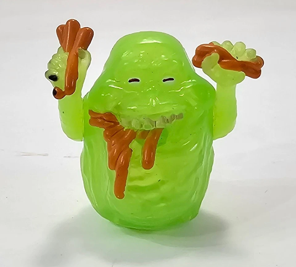 Pre Owned Ghostbusters Ecto Minis Slimer Eating Hot Dog Figure - Image 1 of 4