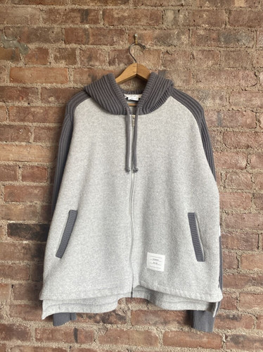 Felpa con cappuccio e zip uomo Thom Browne taglia Large