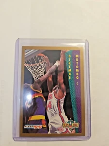 1992-93 Fleer Basketball Dikembe Mutombo Slam Dunk #286 Denver Nuggets - Picture 1 of 2