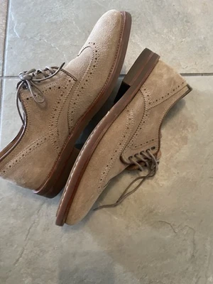 Suede   Oxfords made in Italy, US men size 8.5 by Aquatalia - Image 1 of 4