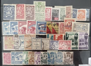 IBERMONEDA| Sellos Guerra Civil Locales 42 dif. Ayamonte, Granada, Huelva, mixta - Picture 1 of 1