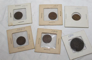 Lot Indian Head Penny 1 Cent One Coin 1850 Large 1887 1902 - Picture 1 of 16