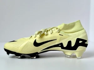 Botines de fútbol Nike Zoom Superfly 9 Pro FG negros limonada 7,5 DJ5598-700 nuevos - Imagen 1 de 7