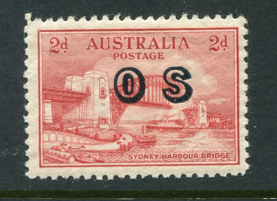 Australia #O12 Sydney Harbour Bridge 2 P. [Mint Hinged] - Image 1 of 1