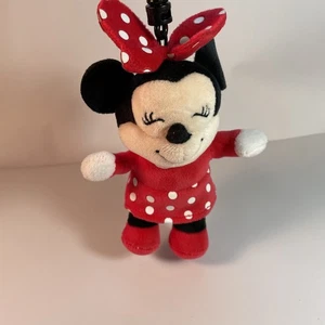 ty Beanie Babies Disney Minnie Mouse 5" Plush Stuffed Animal Clip On Toy - Picture 1 of 6