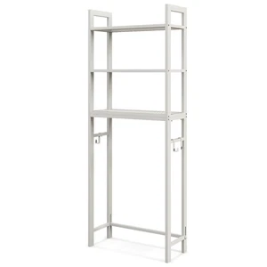 Over-The-Toilet Storage Shelf Bathroom Organizer 3-Tire Above Toilet Stand White - Picture 1 of 9