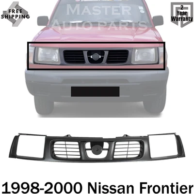 Nova Grade Plástica Preta Capa e Inserção Para 1998-2000 Nissan Frontier - Imagem 1 de 4