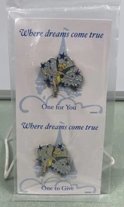 Disney Tinker Bell Pixie Pins Dust Where Dreams Come True Cast Exclusivo Nuevo - Imagen 1 de 4