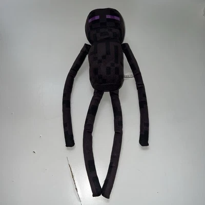 Minecraft Enderman Plush Toy Factory Stuffed 14" Toy Black Figure Mojang - Image 1 of 4