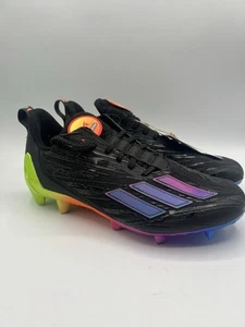 Adidas Adizero Big Mood Black Emoji Football Cleats GW7620 Men’s Sz 7.5/Wmns 9 - Picture 1 of 8