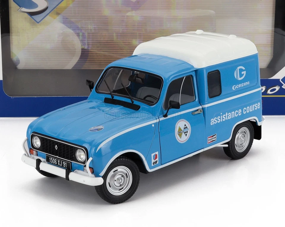 1/18 SOLIDO - RENAULT - R4L F4 VAN GORDINI SERVICE 1976 1802209 - Immagine 1 di 1