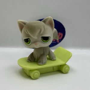 ANGORA CAT #20 W/ Accessory - Authentic Littlest Pet Shop - Hasbro LPS - Picture 1 of 5