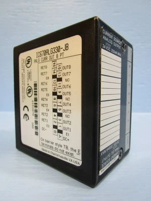 GE Fanuc IC670ALG330JB 24 Current 8 PT 90-70 Analog Output Module IC670ALG330-JB - Image 1 of 4