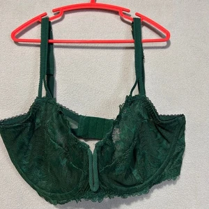 Auden grüner Balconette-BH MIT SPITZE 34DD verstellbare Träger Haken- und Ösenverschluss - Bild 1 von 5