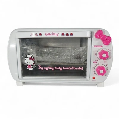 Sanrio Hello Kitty Vintage 2 Scheiben Toaster Ofen weiß/rosa KT5225 Neu ohne Verpackung - Bild 1 von 4