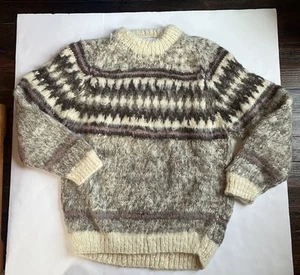 Suéter de Lana Islandés Yugo Nórdico Escandinavo De Colección Nepal Para Mujer Talla Única Usado en Excelente Condición - Imagen 1 de 7