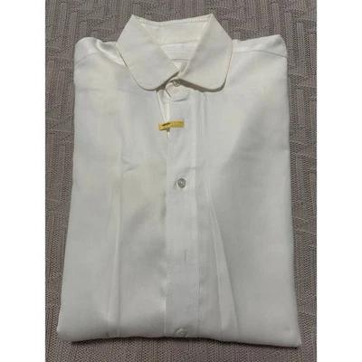 Spencer Hart white textured button down size 15.5  - Image 1 of 4