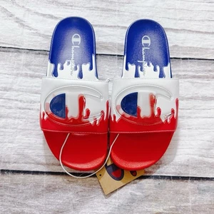 CHAMPION SLIDES SANDALS IPO DRIP CP102177M Men SIZE 10 - Picture 1 of 5
