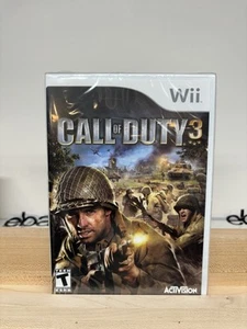 Brand New Sealed Call of Duty 3 (Nintendo Wii, 2006) Free Shipping - Picture 1 of 2