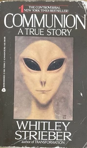 COMMUNION by Whitley Strieber (Paperback, 1988) NOVEL MADE INTO MOVIE - Picture 1 of 1