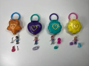 4x Polly Pocket Compacts Schlüsselanhänger Konvolut - Bild 1 von 17