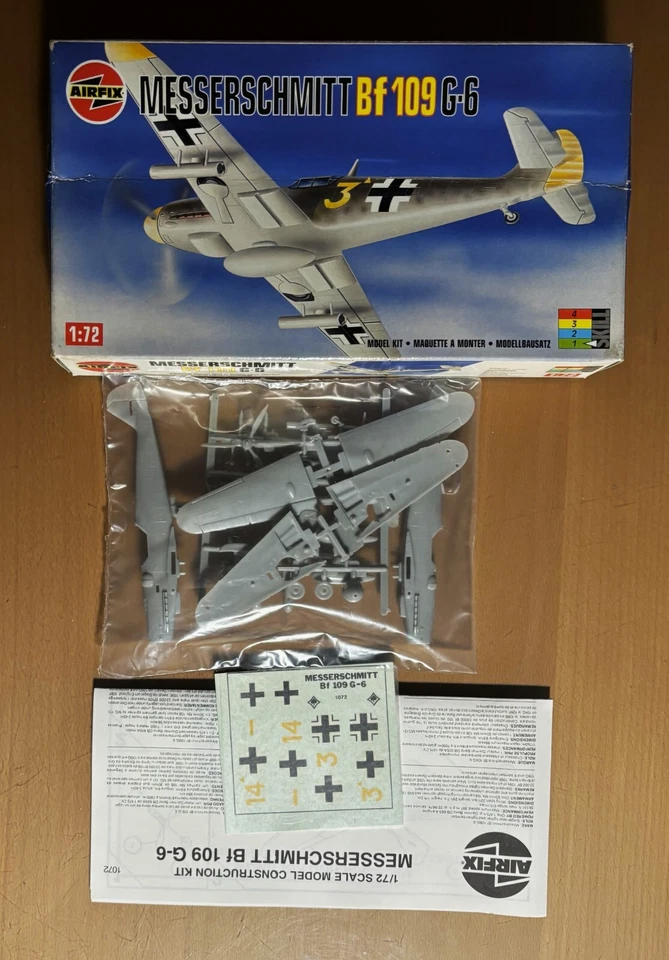 AIRFIX 01072 - MESSERSCHMITT Bf 109G-6 - 1/72 PLASTIC KIT