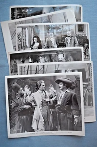 6 (8x10) imágenes fijas de la película Paramount Pictures 1952, "Capitán Pirata" - Imagen 1 de 5