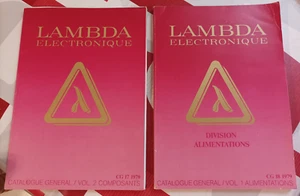 1979 2 alte elektronische Lambda Katalog - Bild 1 von 20
