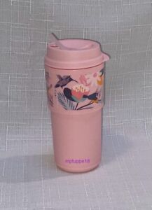 ✅ Brand New Tupperware 16oz Blushing Meadow ECO To-Go Cup ~ Pink