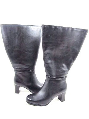 BOTAS DAVID TATE MUJER DAYTONA CUERO,NEGRAS, TALLA EE. UU. 7,5 EXTRA ANCHAS  Foto 1 de 4