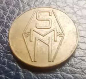 Netherlands Amsterdam - SMN - 5 Boordgeld Ship Trade Token / Coin -Free Shipping - Picture 1 of 2